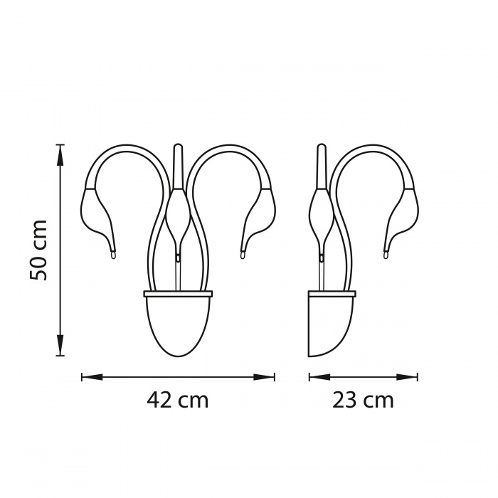 Бра CIGNO COLLO 751637