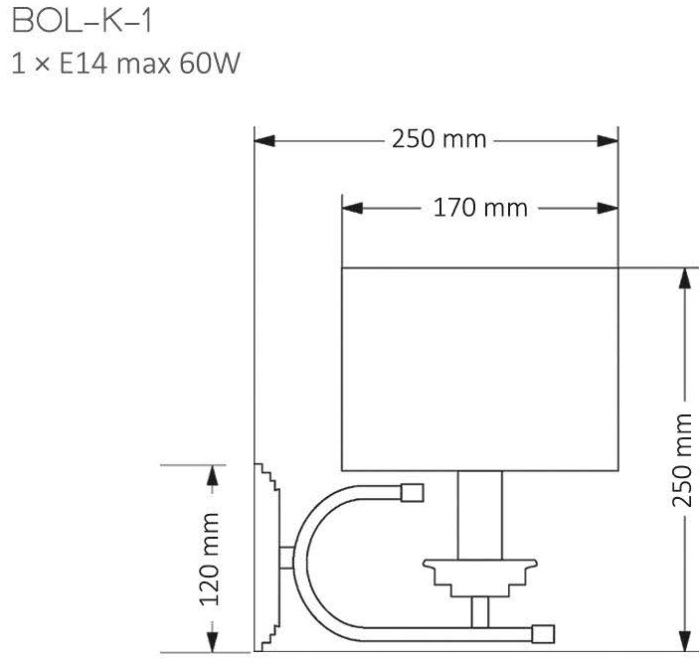 Бра BOLT BOL-K-1(N/А)