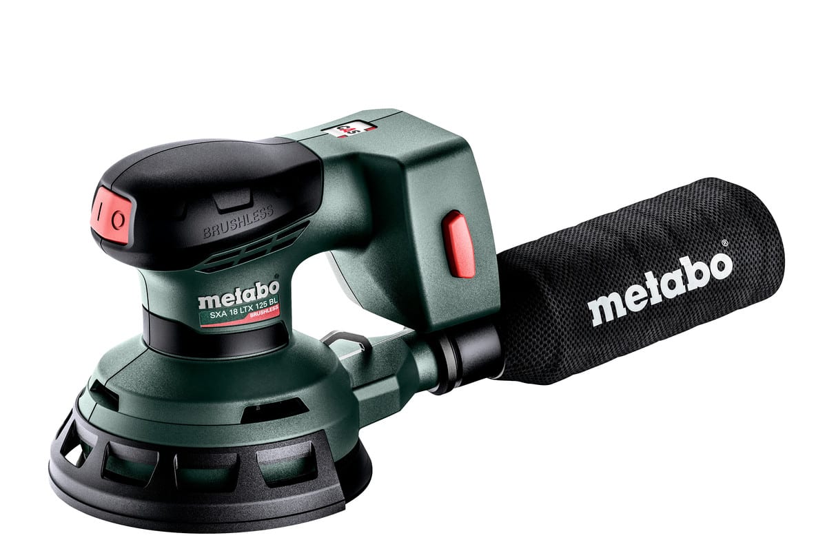 Шлифмашина эксцентриковая аккумуляторная Metabo SXA 18 LTX 125 BL 600146850