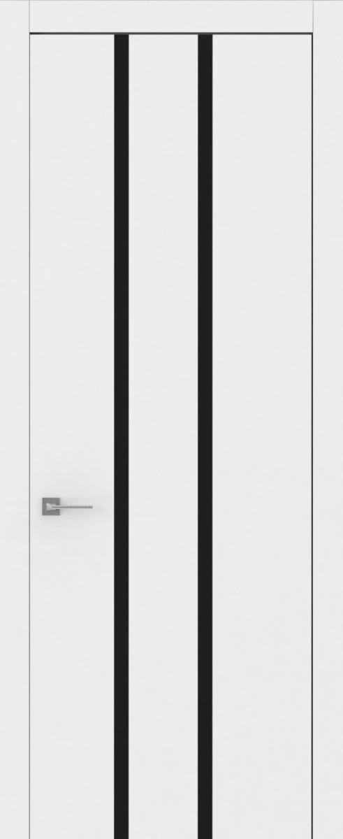 Тренд В4, Trend, Экошпон, Шагрень белая, Лакобель черный