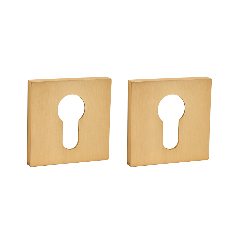 Накладка под цилиндр AJAX ET.K.JS51 (ET JS) SSG-39 сатинированное золото 48273