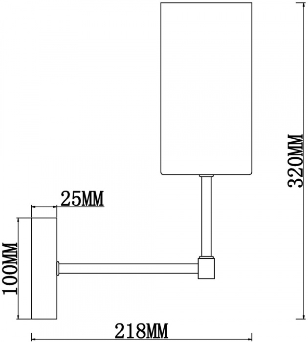 Бра Agnes FR5184WL-01CH