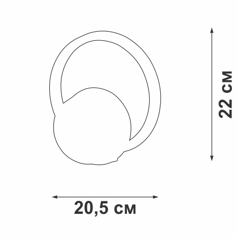 Бра V04609-03/1A