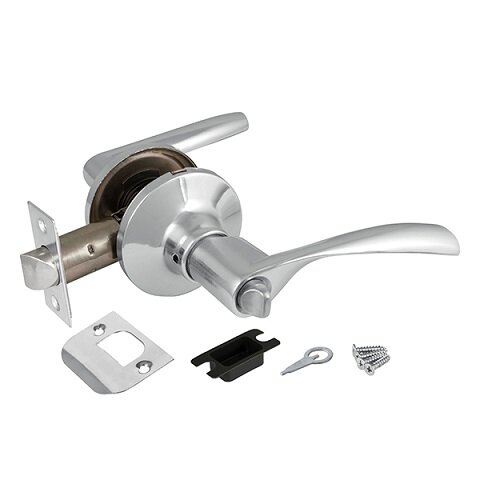 Ручка защелка AJAX 6010 CP-B (фиксатор) хром 39507