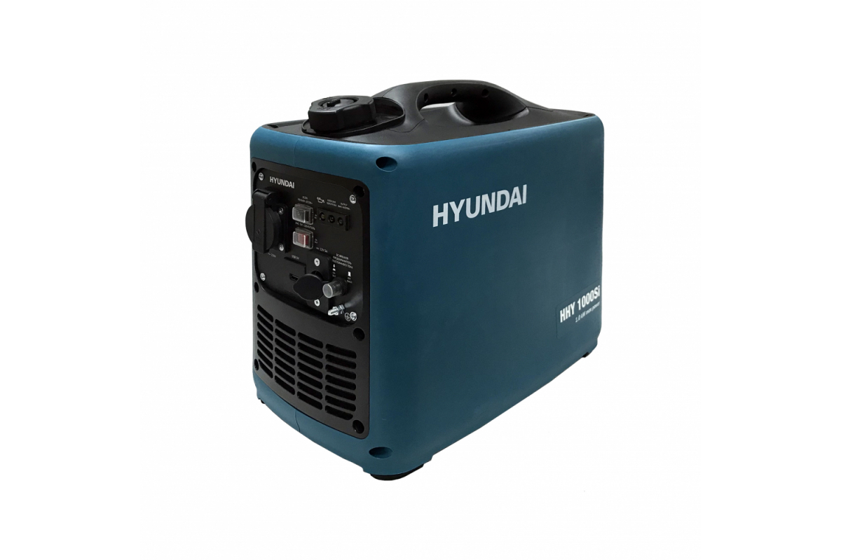 Генератор инверторный бензиновый Hyundai HHY 1000Si 1кВт 220В ручной