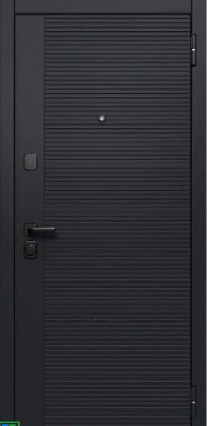 Входная дверь мет. 7,5 см Черный Кварц
