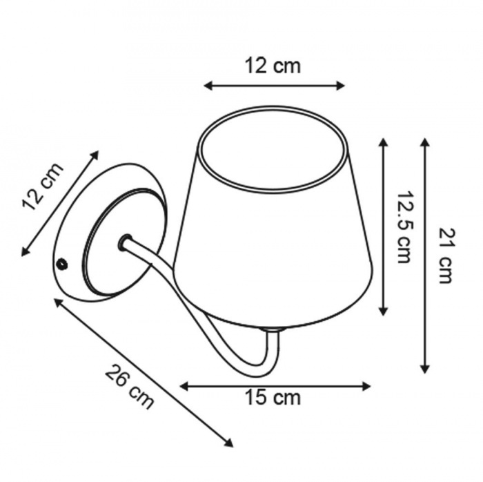 Бра Gracia A1528AP-1WH