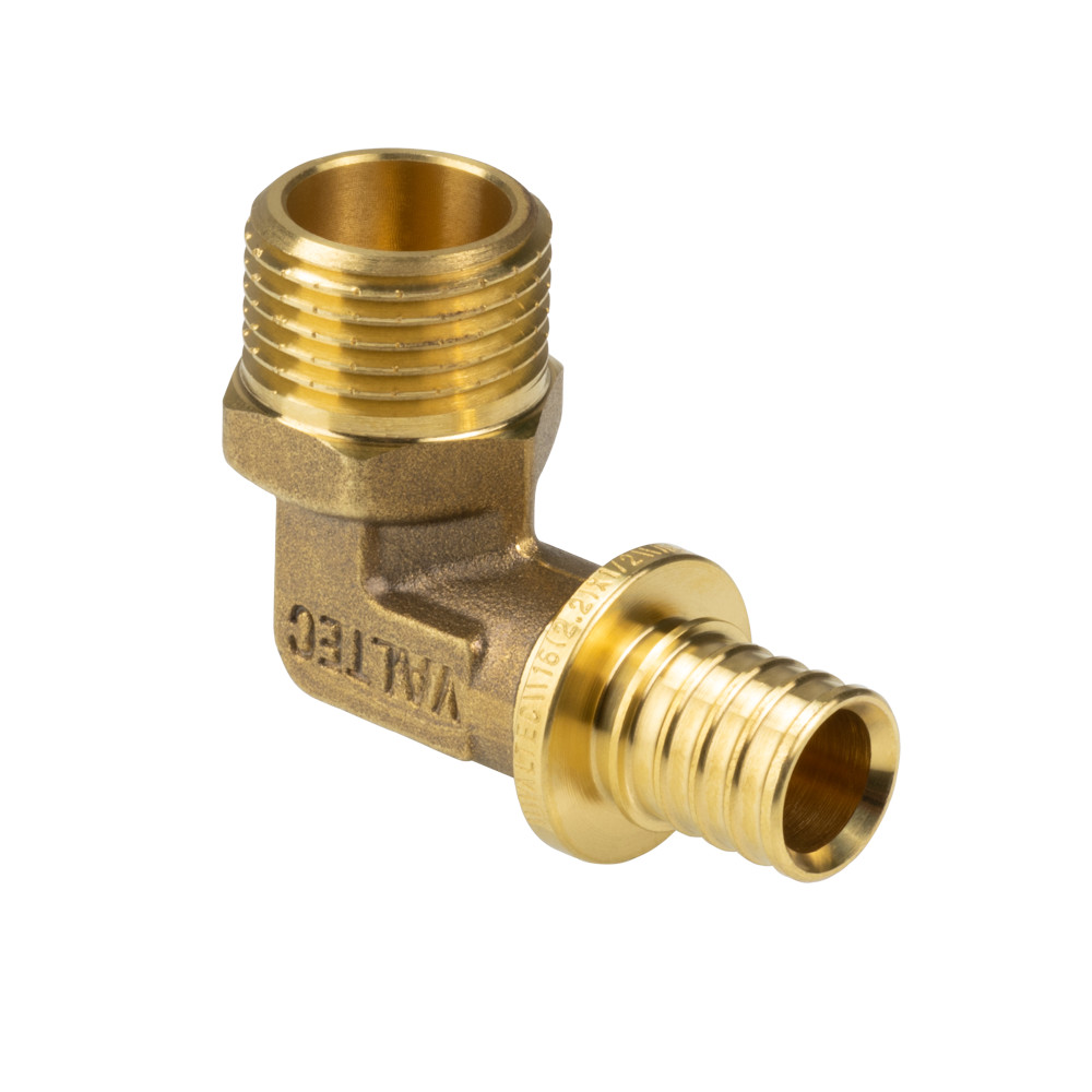 Угольник надвижной с переходом на нар.резьбу Valtec