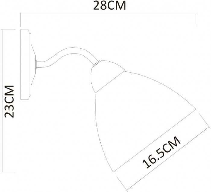 Бра FEDERICA A1298AP-1CC