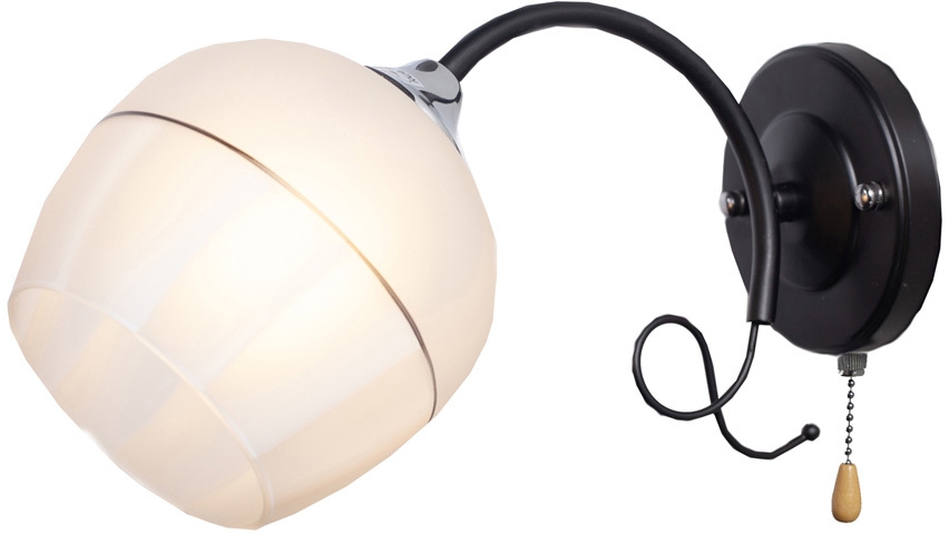 Бра MD.3314-1-W BK+CH