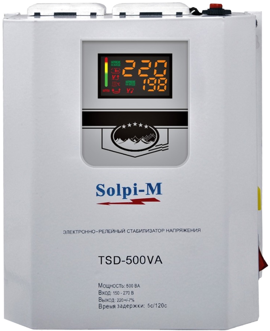 Стабилизатор напряжения с заменой TSD-mini Solpi-M TSD-500BA