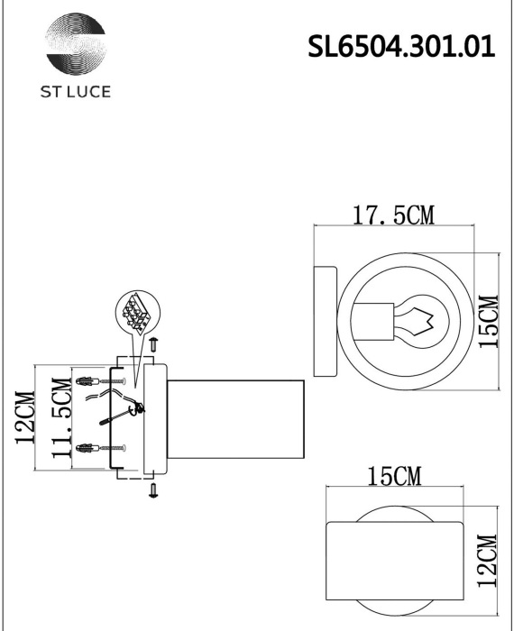 Бра Vico SL6504.301.01